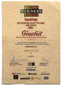 Channel 9 Small Business Awards, 2001